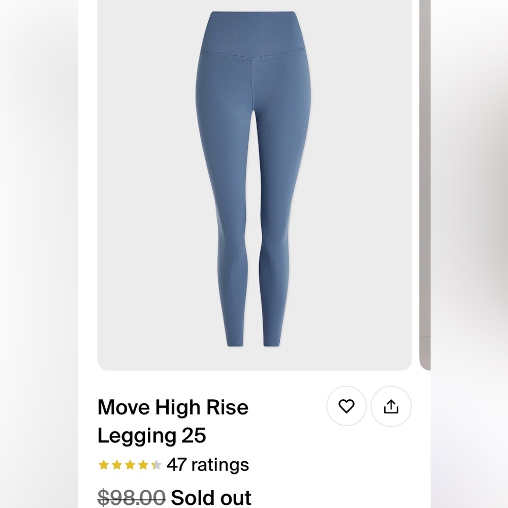 🆕Blue High Rise Leggings